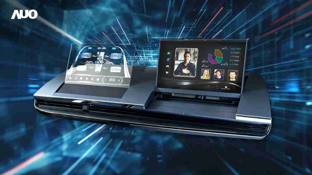 优游UB8Micro LED Display HMI解决方案打造透明Micro LED前座仪表，，呈现信息并保留驾驶视野开阔；亦为副驾驶座乘客打造收放自如的Micro LED屏幕，，，在不影响显示质量的前提于显示区内建镜头，，，，让用户能与视讯对象直接眼神接触，，，，提供绝佳的双向沟通体验